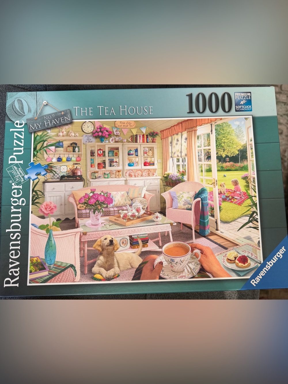 Ravensburger The Tea House 1000-Piece Puzzle - Tea Party!